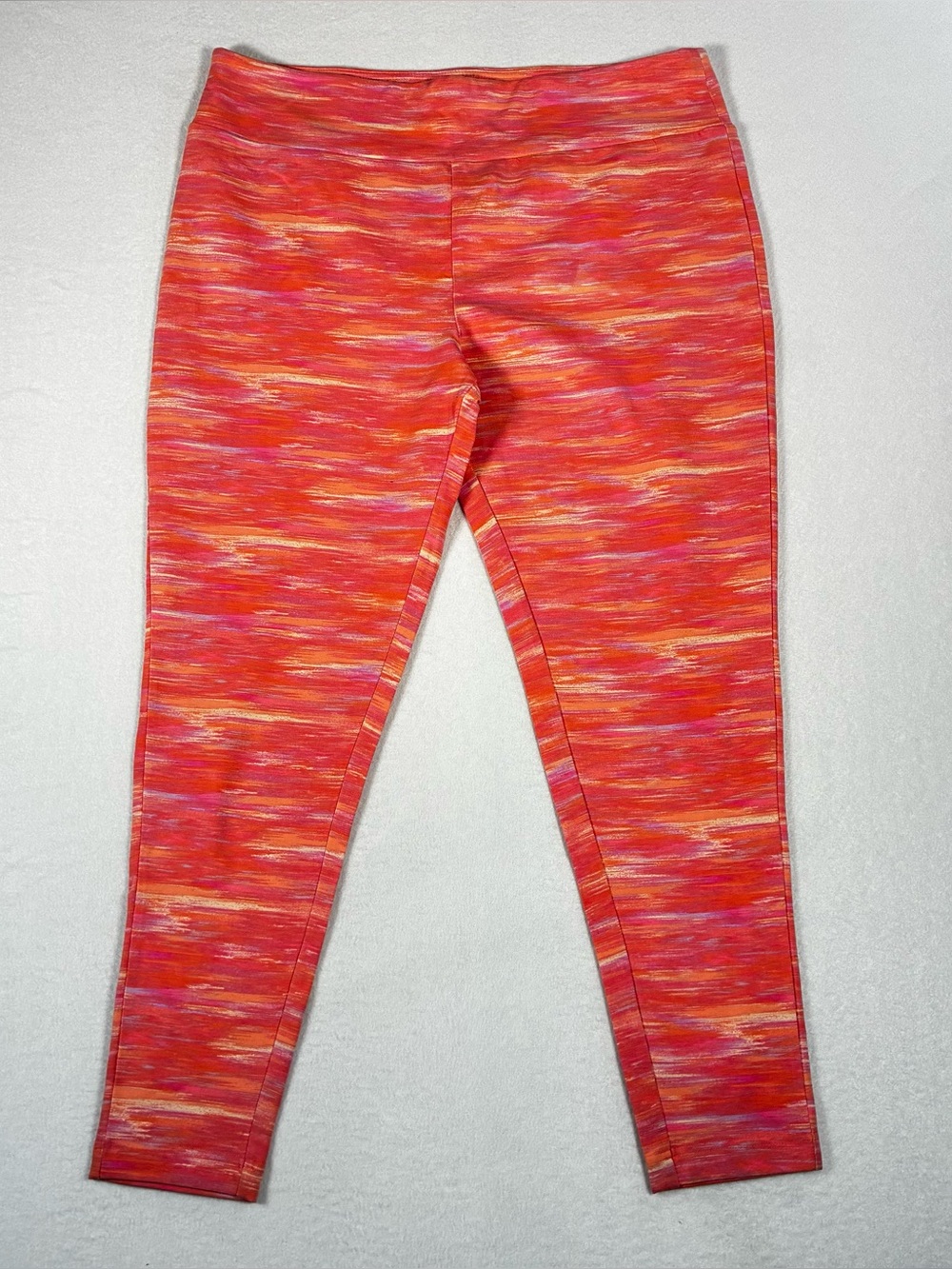 Terra & Sky Vibrant Multicolor Space-Dye Leggings NWOT size: 1X